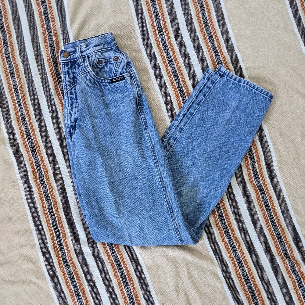 Rockies Vintage High Waisted Light Wash Jeans